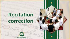 Recitation correction